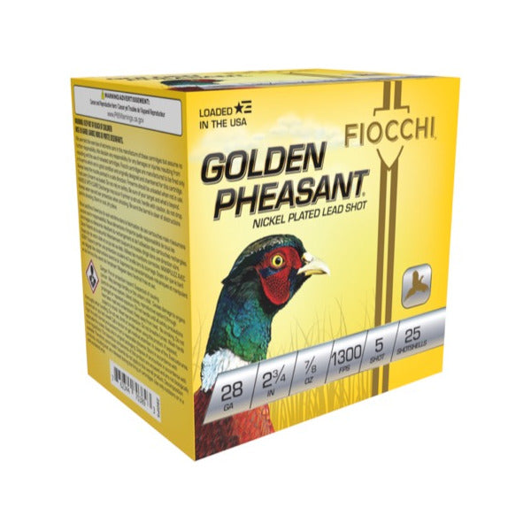 FIOCCHI 28GA GOLDEN PHEASANT #5
