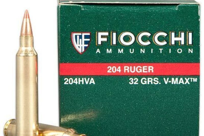FIOCCHI AMMO 204 RUGER 32GR HRN V-MAX