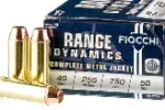 FIOCCHI 45 COLT 255GR CMJ AMMO 50CT