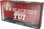 FORTSCOTT MUNITIONS 8.6 BLACKOUT 285GR AMMO 20CT