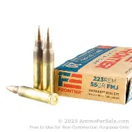 FRONTIER 223 REM 55gr FMJ 500ct