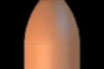 FRONTIER 9MM (.355") 124GR CMJ-RN BULLETS 1000CT