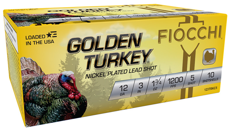 GOLDENTURKEY FIOCCHI GOLDEN TURKEY 12GA 3" 1-3/4OZ #5 AMMO 10RDS