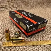 HERTERS 40S&W 180GR FMJ AMMO 50RDS