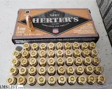 HERTERS 9MM 115FMJ 50RDS