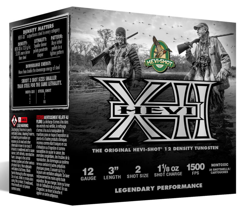 HEVI-SHOT XII 12GA 3” 1-1/8OZ 1500FPS #2 AMMO 25RDS