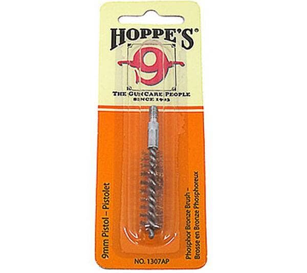 HOPPE’S PISTOL 9MM CALIBER BRONZE BRUSH HOPPE'S PISTOL 9MM CALIBER BRONZE BRUSH