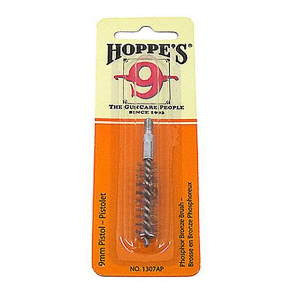 HOPPE'S PISTOL 9MM CALIBER BRONZE BRUSH