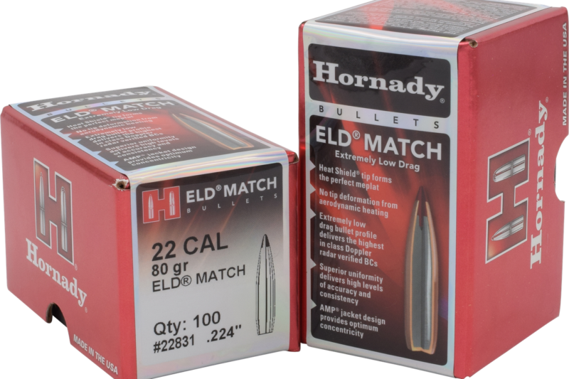 HORNADY .224 ELD 80gr