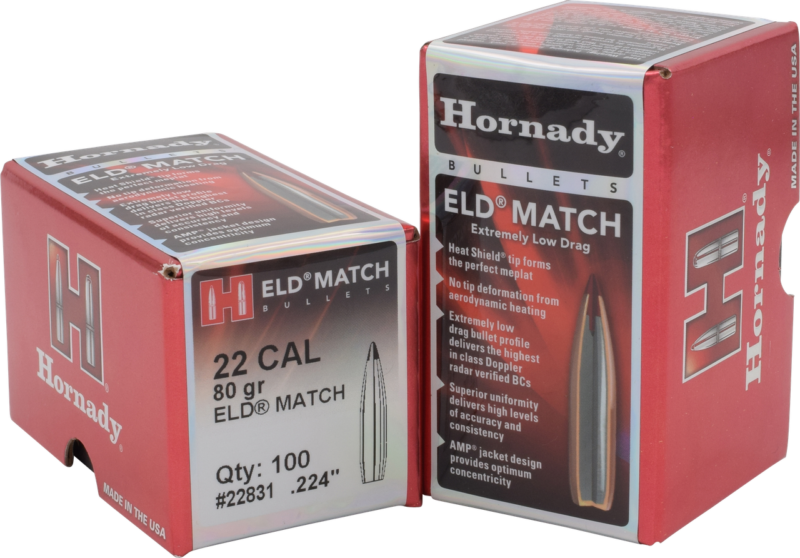 HORNADY .224 ELD 80gr