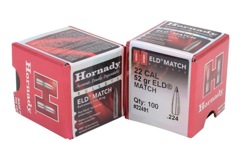 HORNADY .224" ELD 52gr