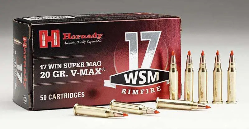 HORNADY 17WSM 20GR VMAX AMMO 50RDS