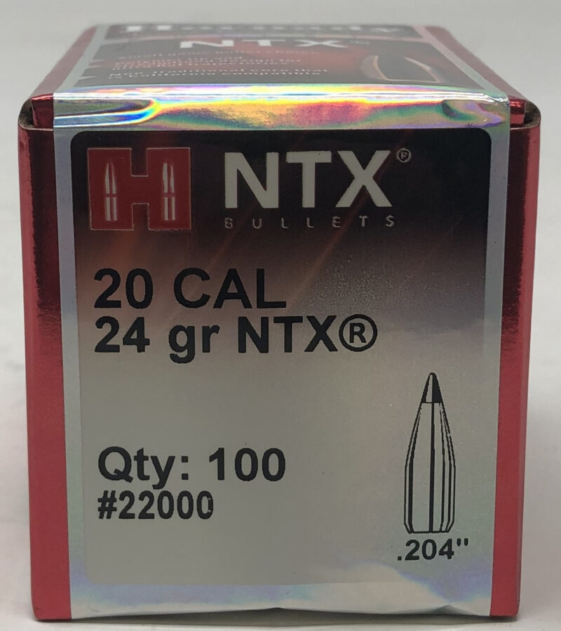 HORNADY 20C 24GR NTX 100CT