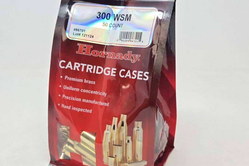 HORNADY 300 WSM UNPRIMED BRASS 50CT HORNADY 300 WSM UNPRIMED BRASS 50CT