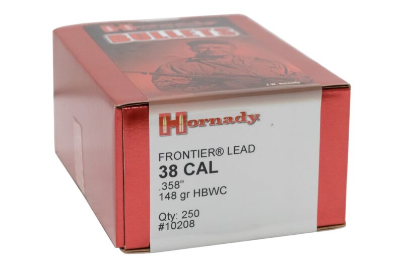 HORNADY 38CAL (.358") 148GR HBWC BULLETS 250CT