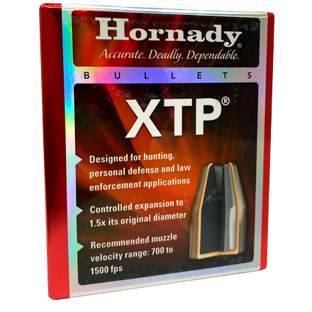 HORNADY 45CAL (.451”) 185GR HP/XTP BULLETS 100CT