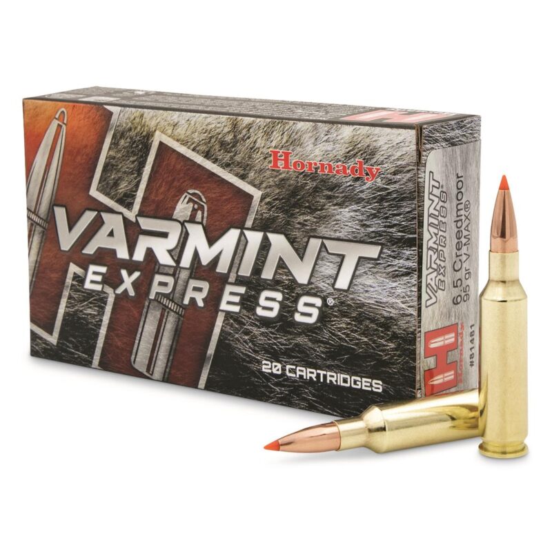 HORNADY 6.5 CREEDMOOR 95GR V-MAX 20CT