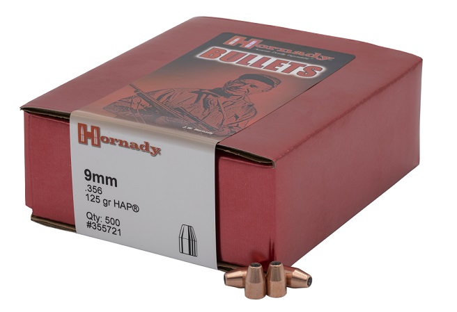 HORNADY 9mm 125gr HAP