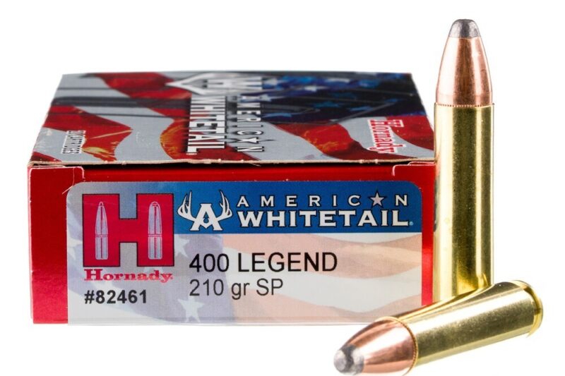 HORNADY AMERICAN WHITETAIL 400 LEGEND 210GR SP AMMO 20CT