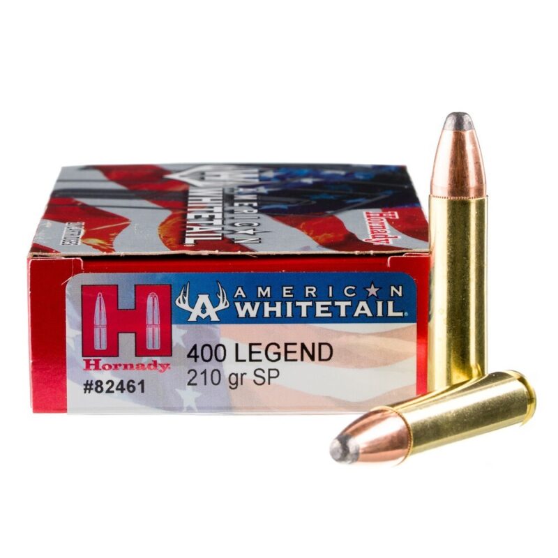 HORNADY AMERICAN WHITETAIL 400 LEGEND 210GR SP AMMO 20CT