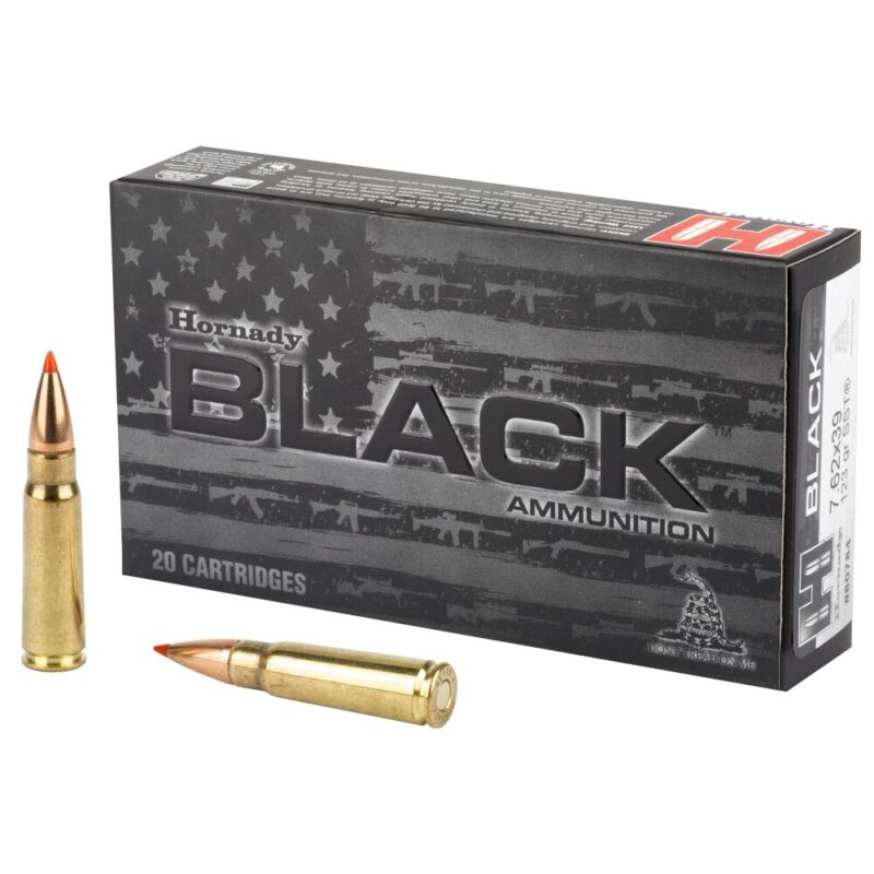 HORNADY BLACK 7.62X39 123GR SST AMMO 20RDS