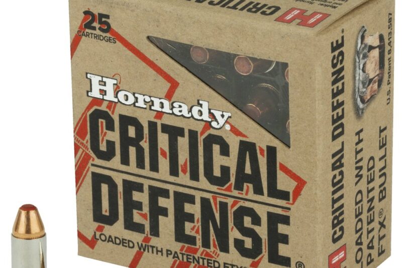 HORNADY CRITICAL DEFENSE 32 ACP 60GR FTX AMMO 25RDS