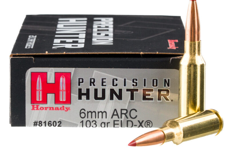 HORNADY PRECISION HUNTER 6MM ARC 103GR ELD-X AMMO 20RDS HORNADY PRECISION HUNTER 6MM ARC 103GR ELD-X AMMO 20RDS