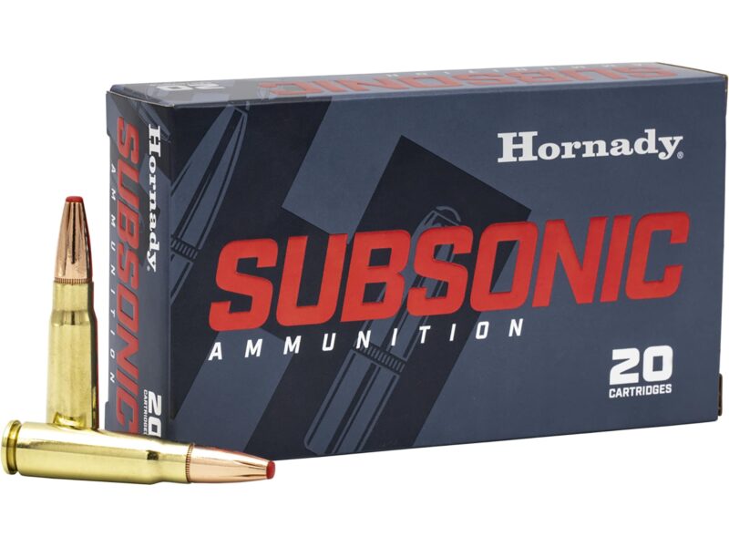 HORNADY SUBSONIC 7.62X39 255GR SUB-X