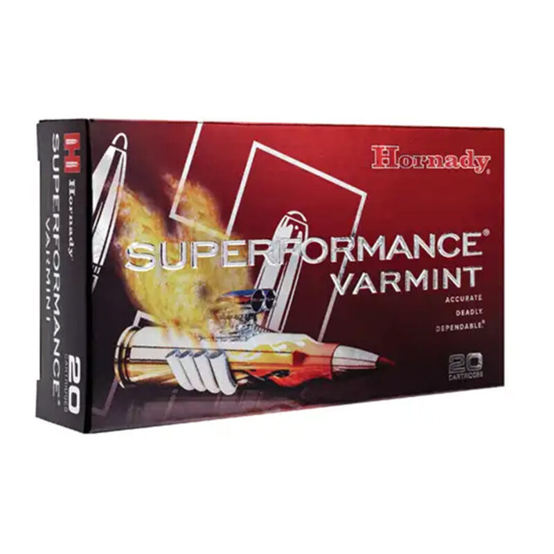 HORNADY SUPERFORMANCE 204 RUGER 32GR V-MAX AMMO 20RDS