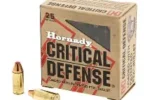 HORNADY CRITICAL DEFENSE 32 ACP 60GR FTX AMMO 25RDS