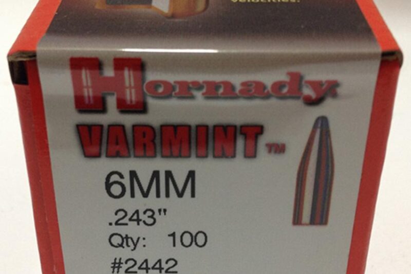 HORNADY 6MM (.243") 87GR BTHP BULLETS 100CT