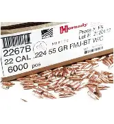 HRN 22CAL 55GR SP-BT W/CAN BULK 6000CT