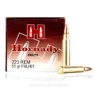 HRN AMMO 223 REM 55GR FMJBT 50RDS