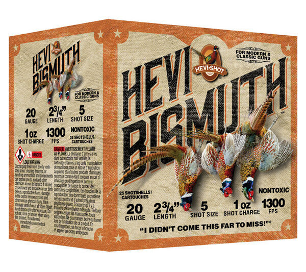 HEVI-SHOT BISMUTH 20GA 2-3/4" 1oz #5 SHOT