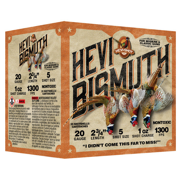 HEVI-SHOT BISMUTH 20GA 2-3/4" 1oz #5 SHOT