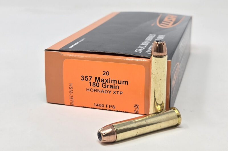 HSM 357 MAX 180GR HORNADY XTP AMMO 20RDS