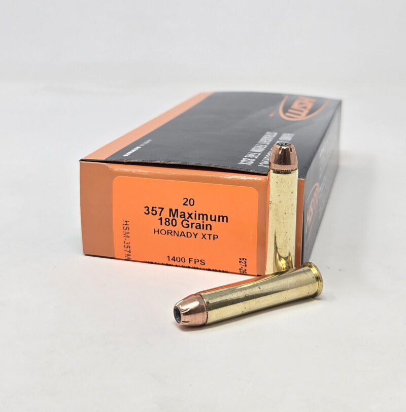 HSM 357 MAX 180GR HORNADY XTP AMMO 20RDS