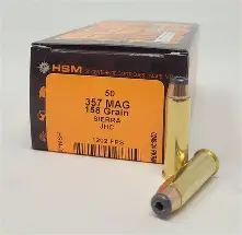 HSM 357 MAX 158GR AMMO 20CT