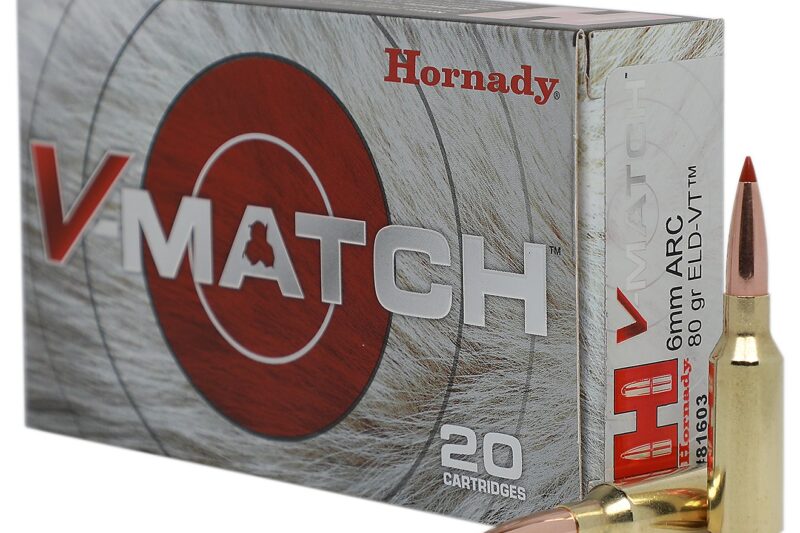 Hornady 6mm ARC 80gr ELD-VT 20 CT Ammo Hornady 6mm ARC 80gr ELD-VT 20 CT Ammo
