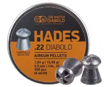 JSB_HADES_22CAL_15.89GR_PELLETS_500CT JSB HADES 22CAL 15.89GR PELLETS 500CT