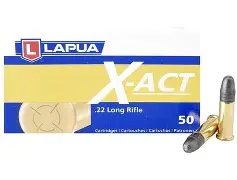 LAPUA_22LR_40GR_X-ACT_AMMO_50RDS LAPUA 22LR 40GR X-ACT AMMO 50RDS