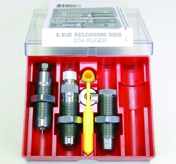 LEE 204 RUGER 3 DIE SET W/ CRIMP