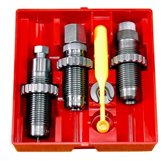 LEE 7MM-08 REMINGTON 3 DIE SET W/FACTORY CRIMP, S/H #2