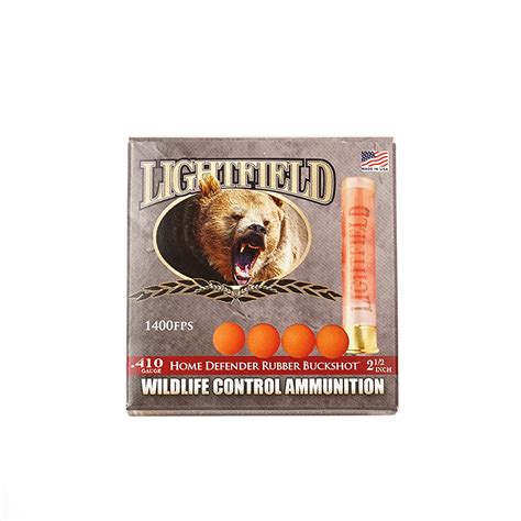 LIGHTFIELD 410 RUBBER BUCKSHOT
