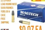 MAGTECH 22LR 40GR LRN 5000rds