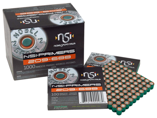 NOBEL SPORTS 209-10M SHOTGUN PRIMERS NOBEL SPORTS 209-10M SHOTGUN PRIMERS