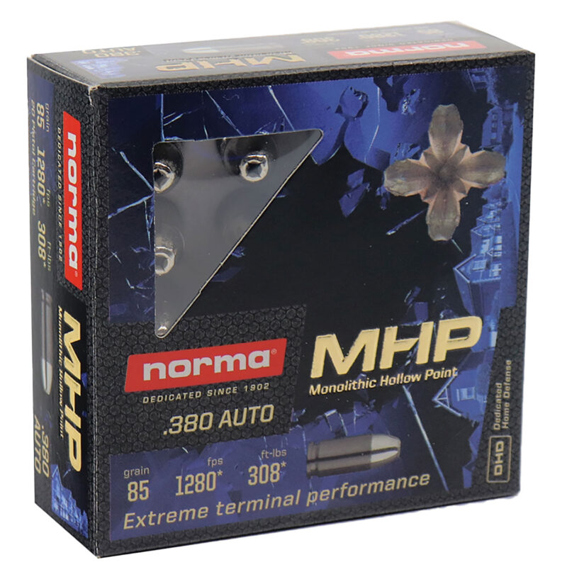 NORMA 380 85GR MHP AMMO 20CT