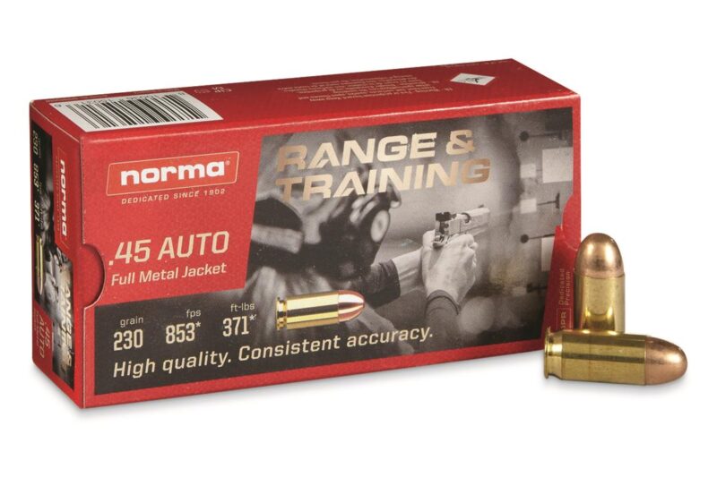 NORMA 45ACP 230gr FMJ