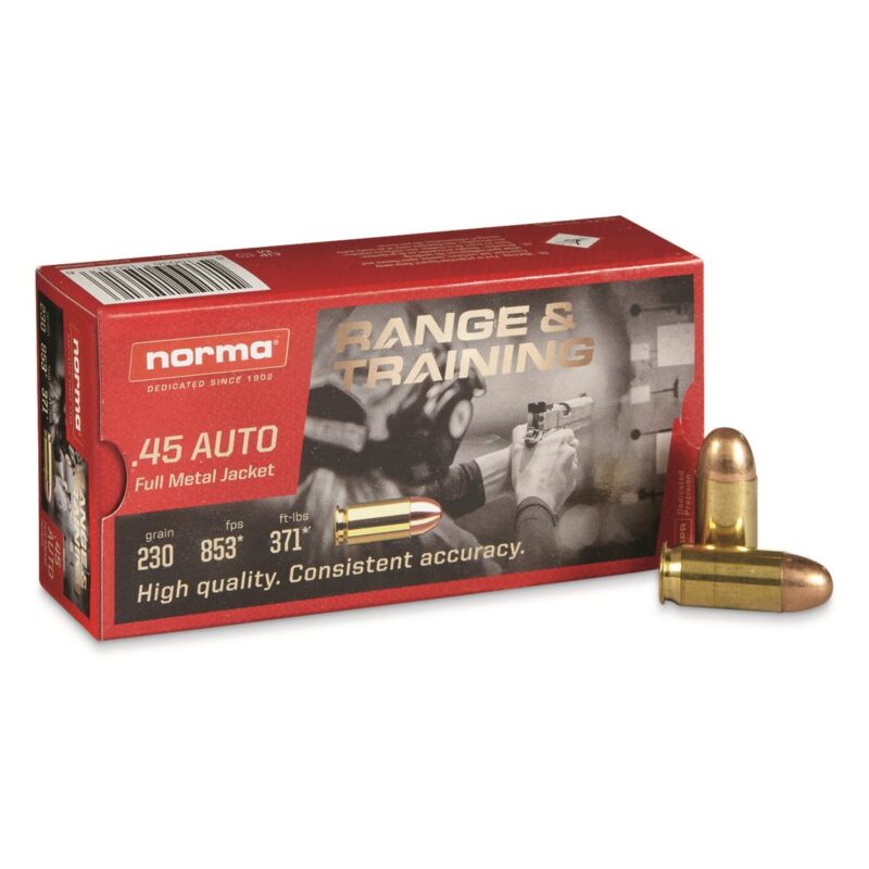 NORMA 45ACP 230gr FMJ
