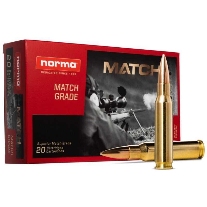 NORMA GOLDEN TARGET MATCH 308 WINCHESTER 168GR BTHP AMMO 20RDS